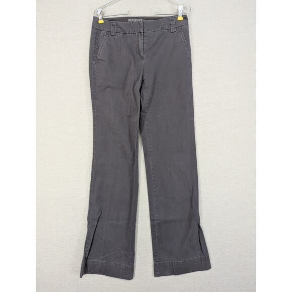 New York & Co Pants - New York & Co Manhattan Chino Gray Flare Leg Pants Size 4 Tall -0925F167
